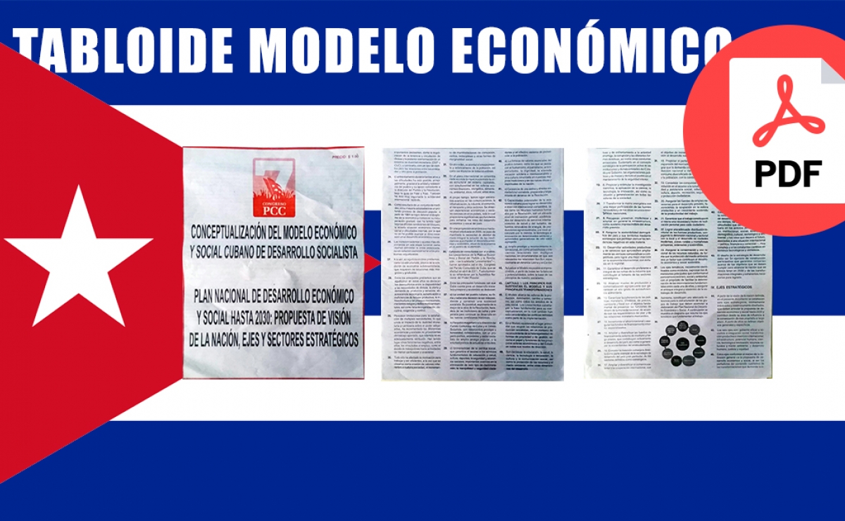 Tabloide sobre el nuevo Modelo Económico en Cuba en formato PDF